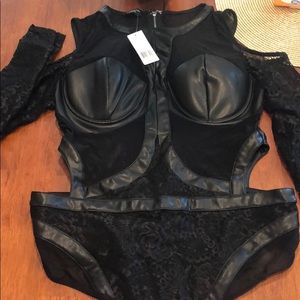 Brand New! Bebe Brook Bustier Bodysuit